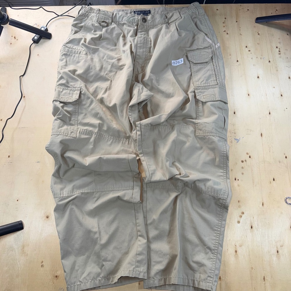5.11 Tactical Mens 38x30 Ripstop Cargo Pants Khaki Utility Style 74273
